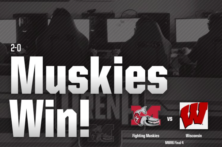 Muskies_Esports's tweet photo. The Muskies defeated Wisconsin's R6 team last night to move onto the MWR6 Championship to face the Kansas Jayhawks!!! https://t.co/xrvEJOMPod