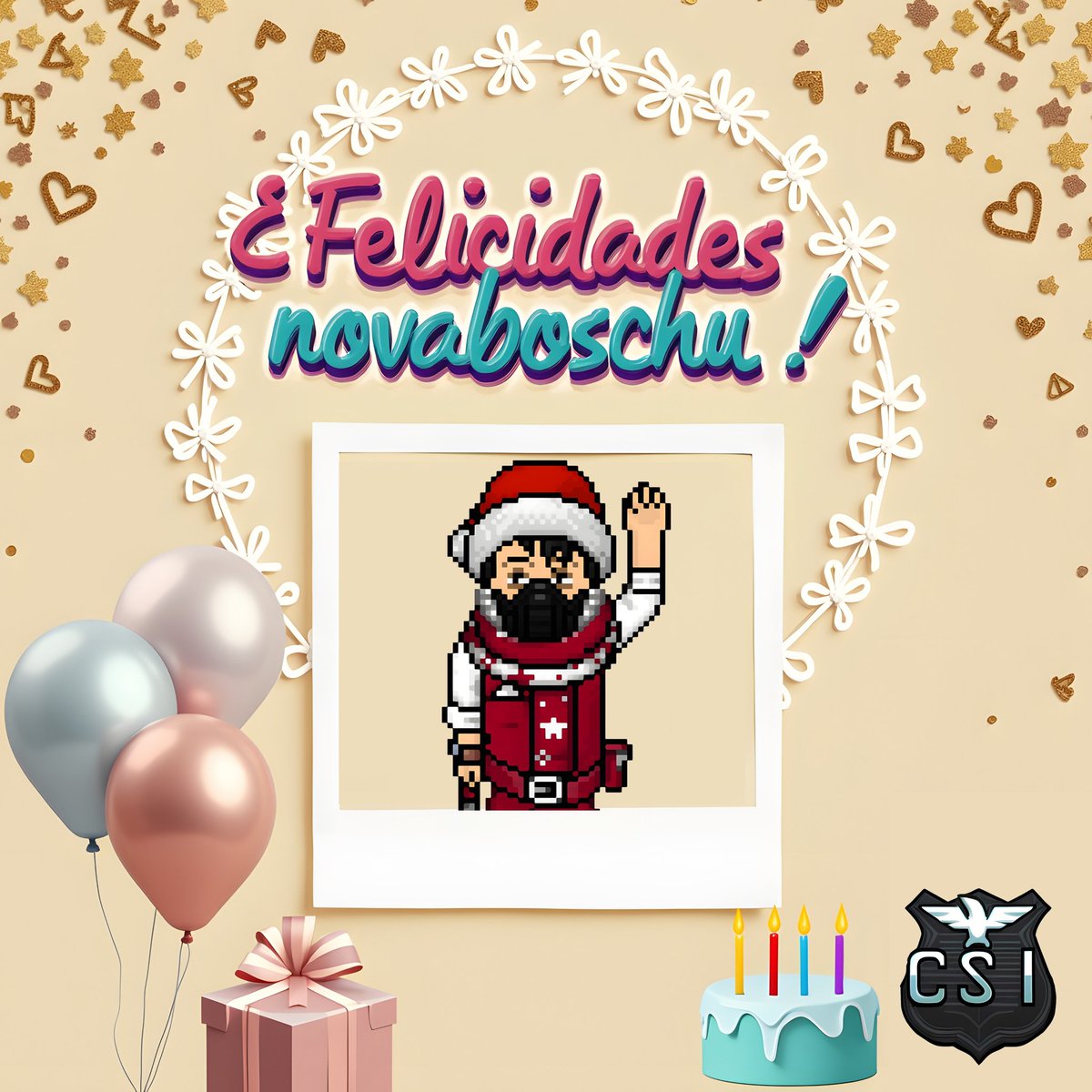 El día de ayer fue el cumpleaños de nuestro admin Advisor novalboschu: ¡Esperamos que haya tenido un excelente día! 🥳❤️