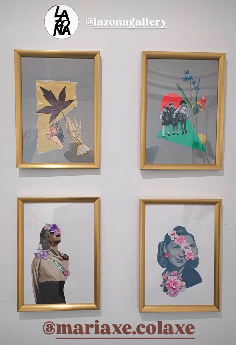 Desde ayer hasta el 22 de diciembre estaré exponiendo en #LaZonaGallery, de Madrid.
Qué vidilla me da mi alter ego, #mariaxecolaxe 💚