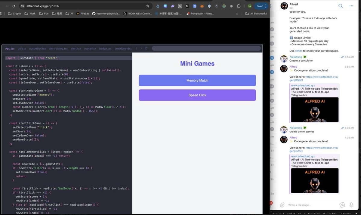 Nice project 30k now. 
Ai app generator. nice tech and website. 
But Dev hold too much. DYOR 

E7952MfQvXKh7kDURpkQFGU47anfabgqcs64Cbrqpump