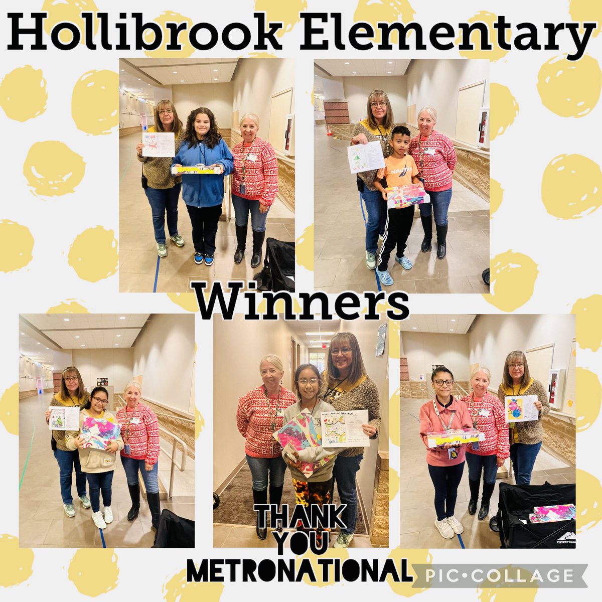 Thank you, Metro National, for hosting the Christmas card contest and giving our kids such a wonderful opportunity to express themselves creatively. Your support means so much to our community!  <a href="/MemorialCityHou/">Memorial City</a>  <a href="/HBEhornets/">Hollibrook Elementary</a> <a href="/HornetsBuzzing/">Mrs. Taylor</a>