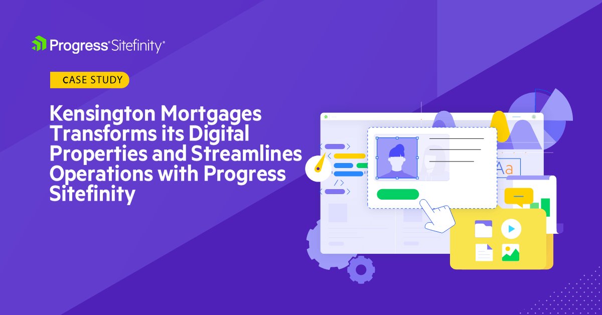 Sitefinity's tweet photo. Kensington Mortgages leveled up their digital game with a little help from @RIKADigital &amp; Sitefinity! 🌟 

The result - consolidating 6 websites into one, boosting content, journeys, the overall customer experience &amp; more!

Explore all in the case study: https://t.co/D8eDaqzel5 https://t.co/SJTpTDkit3