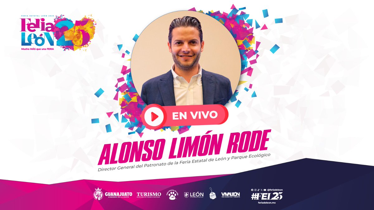 FeriaDeLeon's tweet photo. No te pierdas la entrevista en vivo del Director General del Patronato de la @FeriaDeLeon🎡, @lemon_lime83 , a través de #ElPoderDeTuVoz / Radio 99.7 FM RHPOSITIVA con Irma Camarillo.
📲 https://t.co/j8RKSUnPLF https://t.co/gabDB3rldG