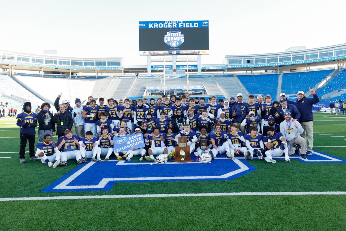 CONGRATULATIONS SAYRE, 2024 Class 1A UK HealthCare Sports Medicine Football State Finals Champions.
#khsfb 
<a href="/sayrespartans/">Sayre Spartans</a> <a href="/LesNicholson/">LesNicholsonPhotog</a>