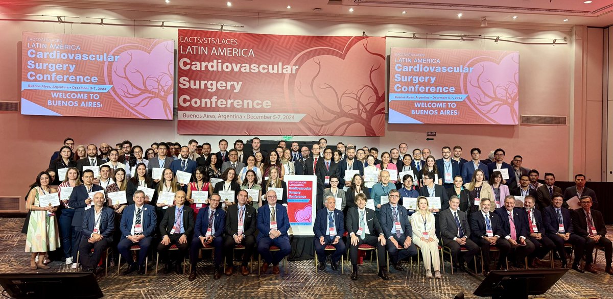 STS_CTsurgery's tweet photo. Record-setting attendance, exciting new research, and rich networking are the highlights of #LatAmCardiac2024 in Buenos Aires this week! Thanks to @ThoracicSurgFnd for funding resident scholarships. @EACTS @LATAM_LACES https://t.co/zATwKDwOFh