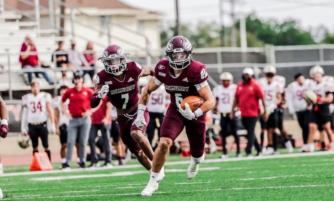 After a great conversation with <a href="/CoachRauMCM/">Mark Rau</a> I am blessed to earn a offer from <a href="/McMURRYFOOTBALL/">McMURRY FOOTBALL</a> 
<a href="/CoachKaliefM/">Director of Football Operations / Recruiting</a> <a href="/mcvey_todd/">Todd McVey</a> <a href="/TylerTyre/">Tyler Tyre</a>