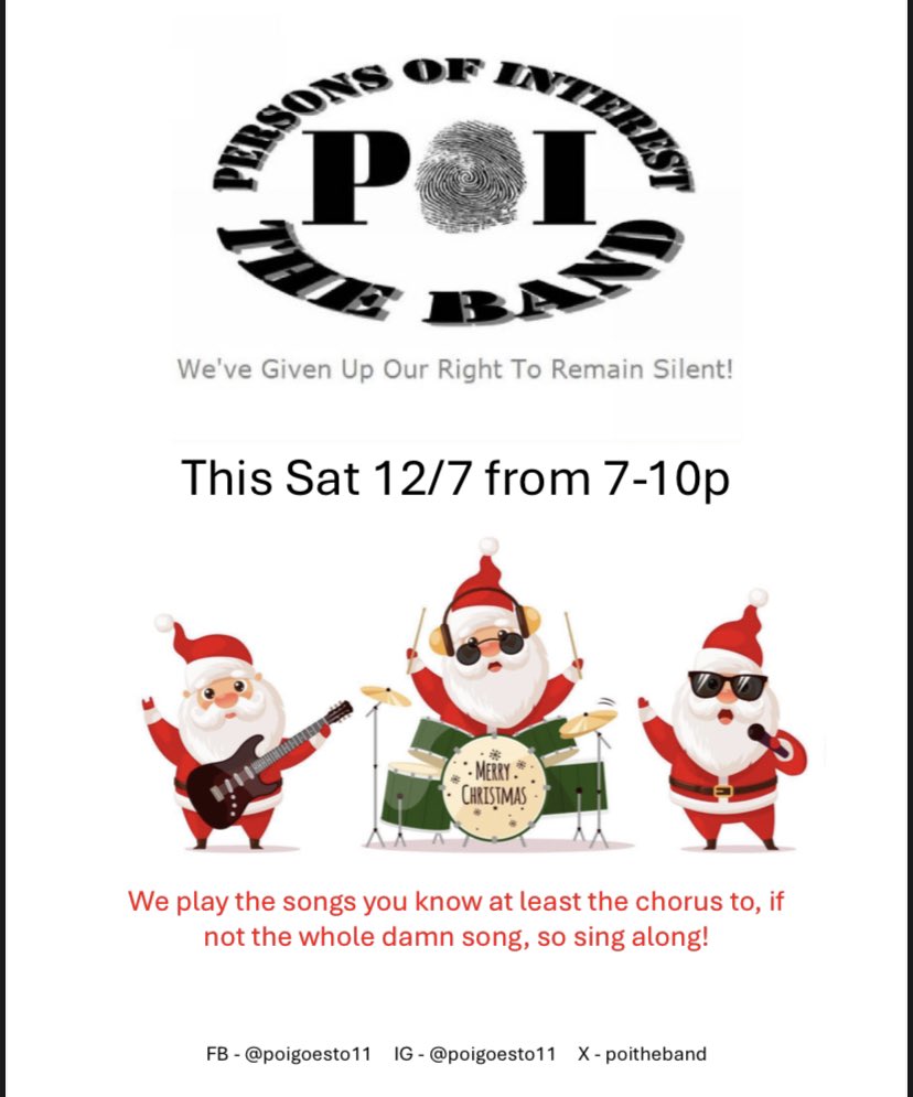 TOMORROW NIGHT! #VintageGrille in #Worcester! Last show of the year (as far as we know!) 🎶🎤🎸🥁🎄
