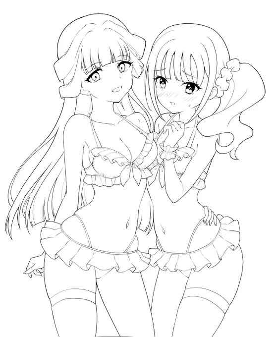 ユキのほうがプロポーションが良いイメージ 