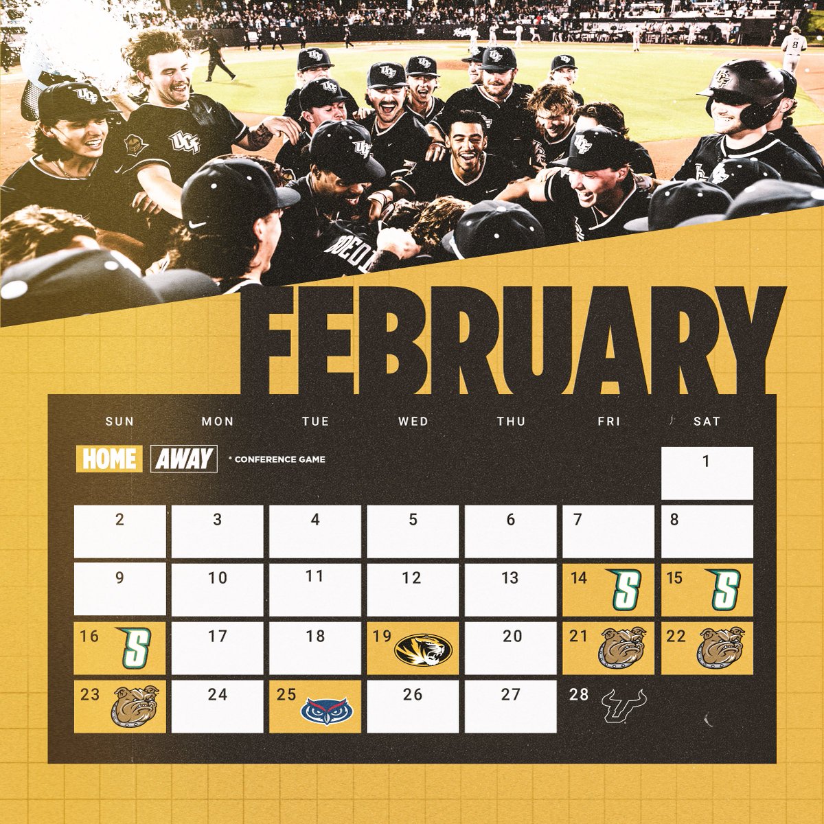 UCF_Baseball's tweet photo. It’s almost time to pack JEP ‼️

Opening Knight can’t come soon enough ⏳

📰 https://t.co/rgX5wFmRfu https://t.co/dTJp3oMLnO