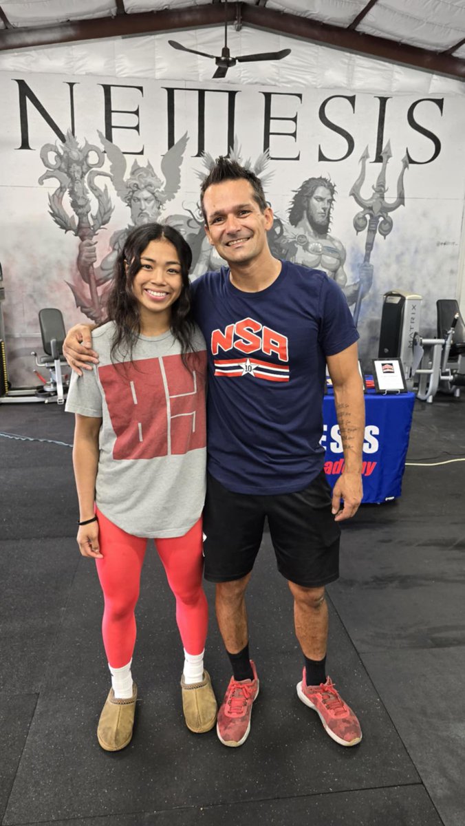 NSAbarbell's tweet photo. Congratulations to athlete Isabella Gonzales @isabella_marie.07 (Clovis East) on signing with Iowa Women’s Wrestling just two days ago! #statechamp #Undefeated #1inNation https://t.co/aeCCy2glNY