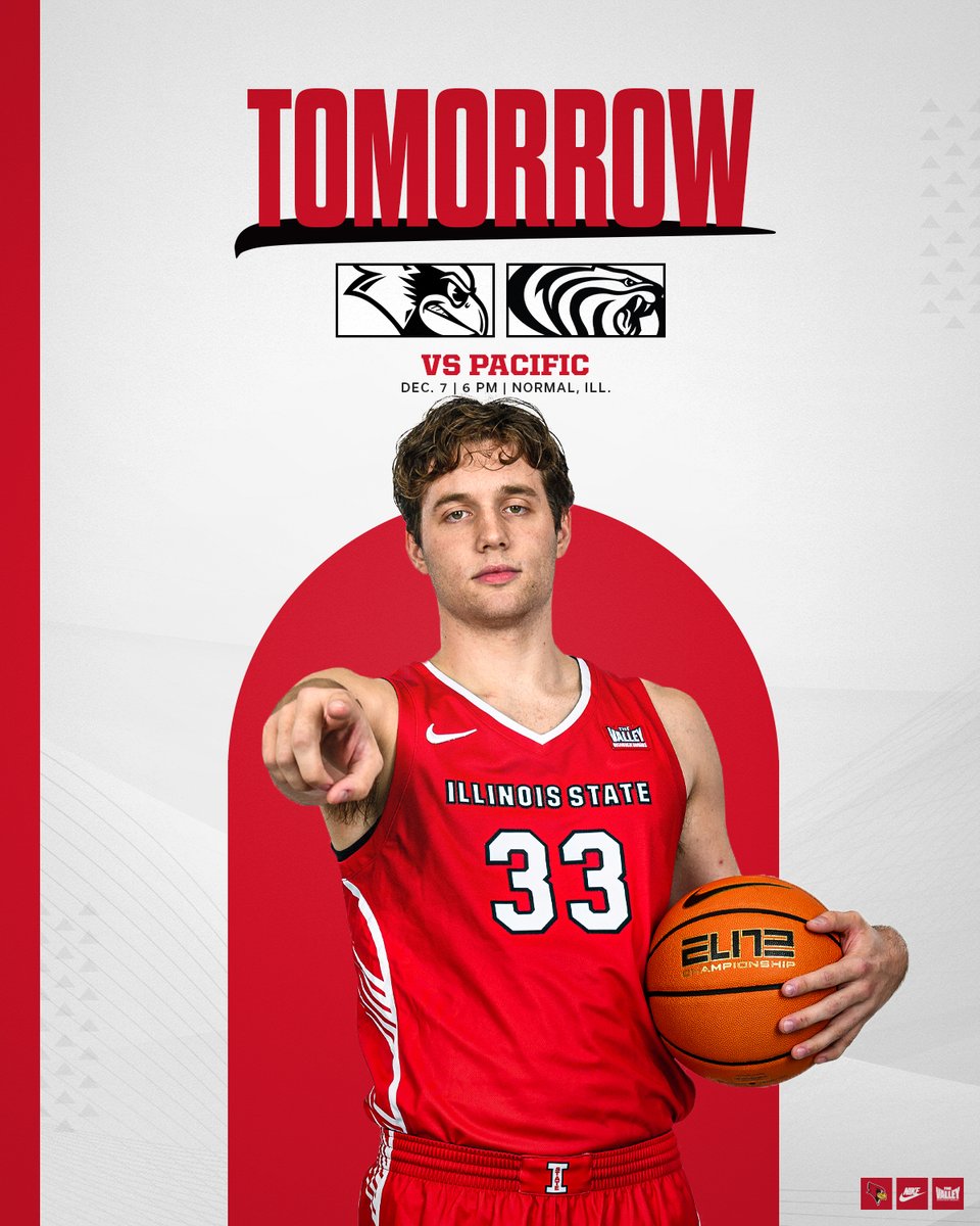 Redbird_MBB's tweet photo. Tomorrow night the Redbirds are back at it against Pacific! https://t.co/r0hor1OOn0