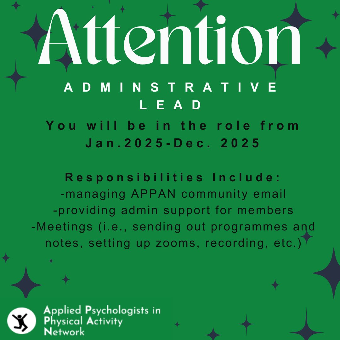 Applied Psychologists in Physical Activity Network tweet media