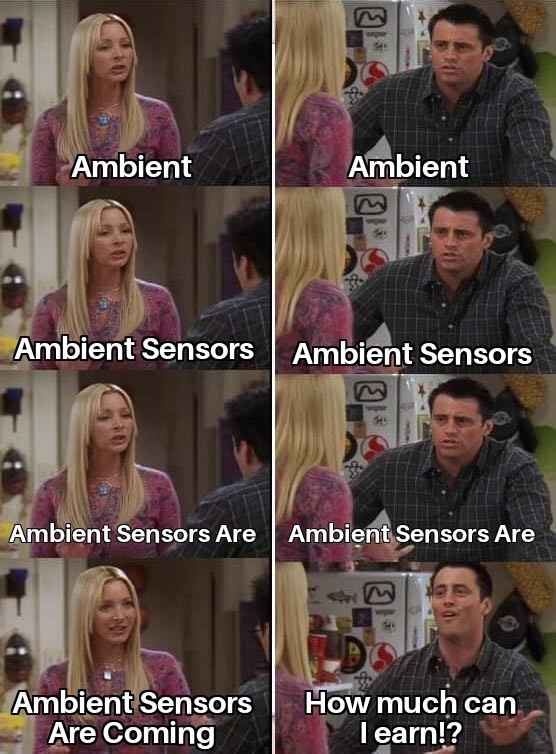 AmbiosNetwork's tweet photo. 🌟Community Spotlight! 🌟
This week’s highlights from the "Sensors Are Coming" Quest are here! Thank you to everyone who participated!
🎨 Want to participate?
1️⃣ Join Discord: https://t.co/tx1SJ2xdqA
2️⃣Share your best memes in discord.

New are entries reviewed weekly! https://t.co/6H6hClU5pw
