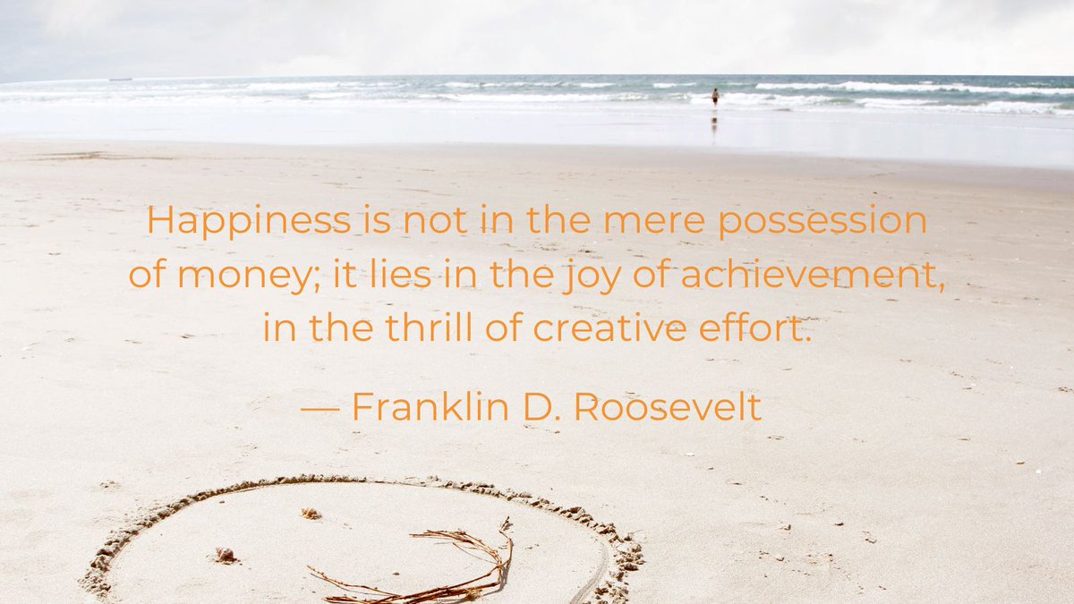 Intelemark's tweet photo. Genuine fulfillment comes from accomplishments, creative pursuits, and the journey of working towards significant life and professional goals, rather than merely amassing riches. 

Happy Friday everyone!

#Satisfaction #Accomplishments #Goals https://t.co/uj7uppv40G