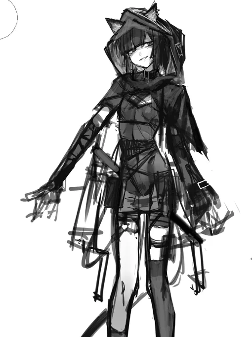 オリキャラ創りたいなーっていうらくがき 