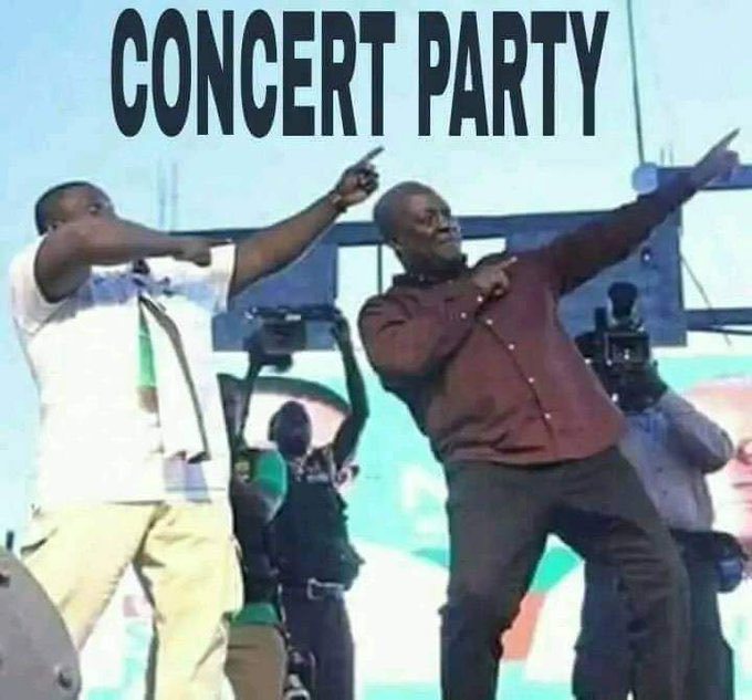 Always not serious as usual
#IncompetentMahama