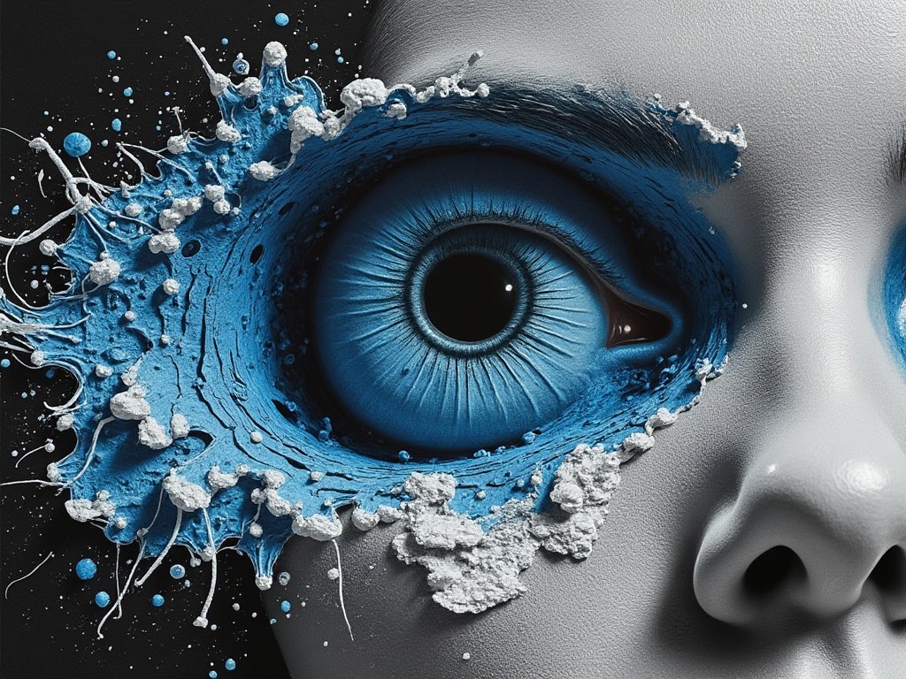 MikeRandomArt's tweet photo. ▫️my eye▫️

🔹⚫⚪🔵🔹

#AIart #blueblackwhite #bluewithbandw #anothereye https://t.co/2N9QCVGqgO