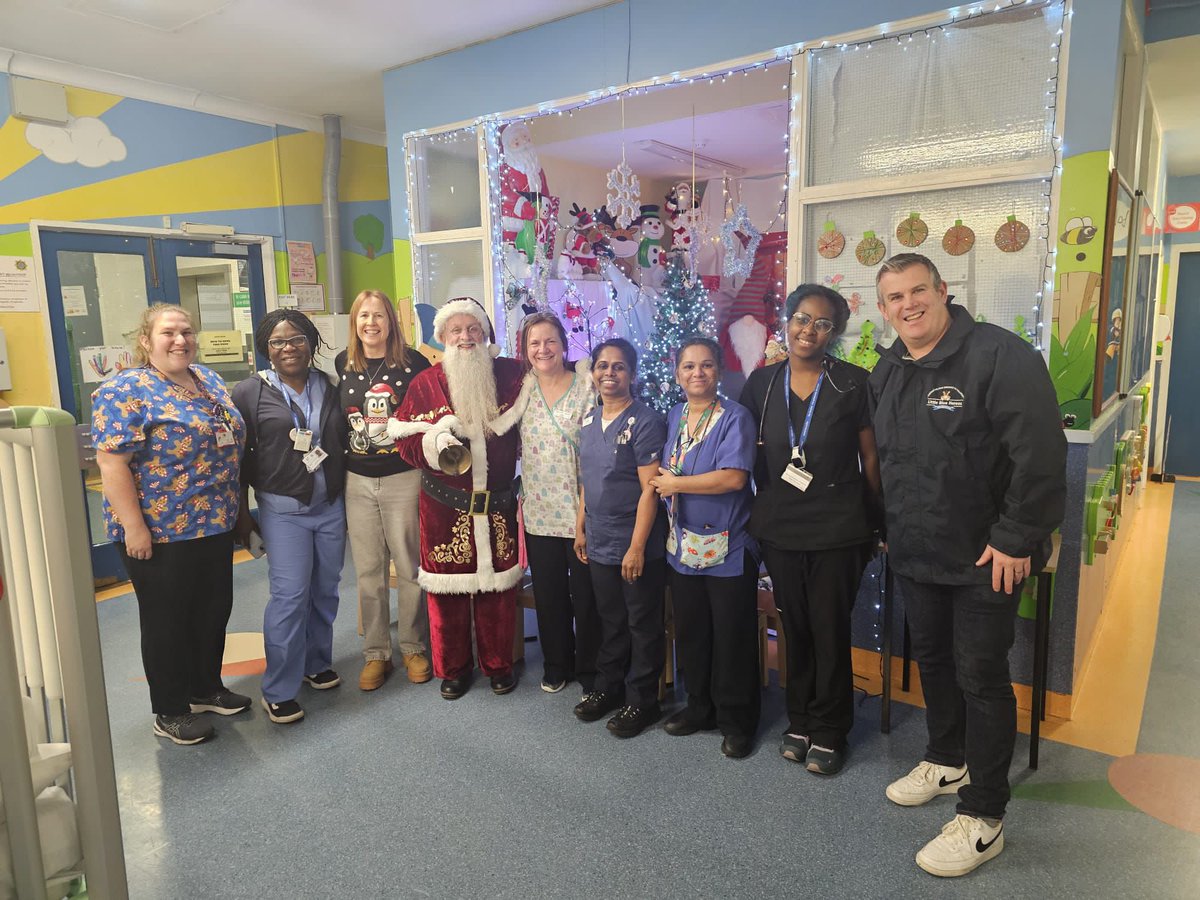 OLOLPaediatricNurses (@deirdre40505532) on Twitter photo Thank you so much to @littleblueheros for visiting the paediatric unit in OLOL yesterday. And especially to Santa and his helpers Annemarie and Mark who delivered selection boxes and vouchers to the kids 🎅🎄🎉
<a href="/NursingOlol/">OLOLNursing</a> <a href="/OLOLMat_Unit/">@OLOLMaternityUnit</a> <a href="/gra_milne12/">Gráinne Milne</a> <a href="/ololed1/">ololed</a> <a href="/HealthPromoOLOL/">Health Promotion OLOL and Louth County Hospital</a> Thank you so much to @littleblueheros for visiting the paediatric unit in OLOL yesterday. And especially to Santa and his helpers Annemarie and Mark who delivered selection boxes and vouchers to the kids 🎅🎄🎉
<a href="/NursingOlol/">OLOLNursing</a> <a href="/OLOLMat_Unit/">@OLOLMaternityUnit</a> <a href="/gra_milne12/">Gráinne Milne</a> <a href="/ololed1/">ololed</a> <a href="/HealthPromoOLOL/">Health Promotion OLOL and Louth County Hospital</a>
