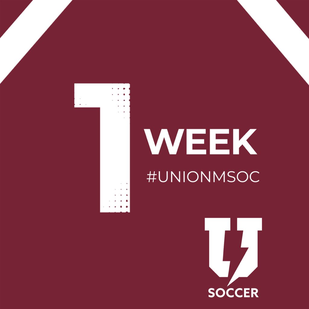1 week…
•
#UnionMSoc #OnlyForward