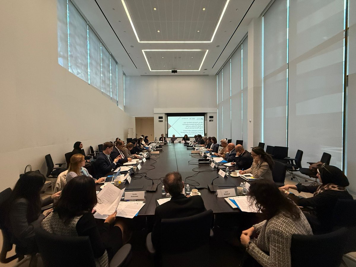 MENA Global Policy Dialogue have officially kicked off! A crucial space for fostering collaboration and tackling key challenges in the region. #DohaForum