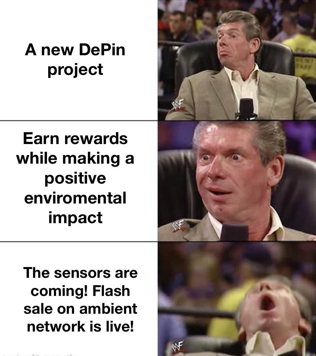 AmbiosNetwork's tweet photo. 🌟Community Spotlight! 🌟
This week’s highlights from the "Sensors Are Coming" Quest are here! Thank you to everyone who participated!
🎨 Want to participate?
1️⃣ Join Discord: https://t.co/tx1SJ2xdqA
2️⃣Share your best memes in discord.

New are entries reviewed weekly! https://t.co/6H6hClU5pw