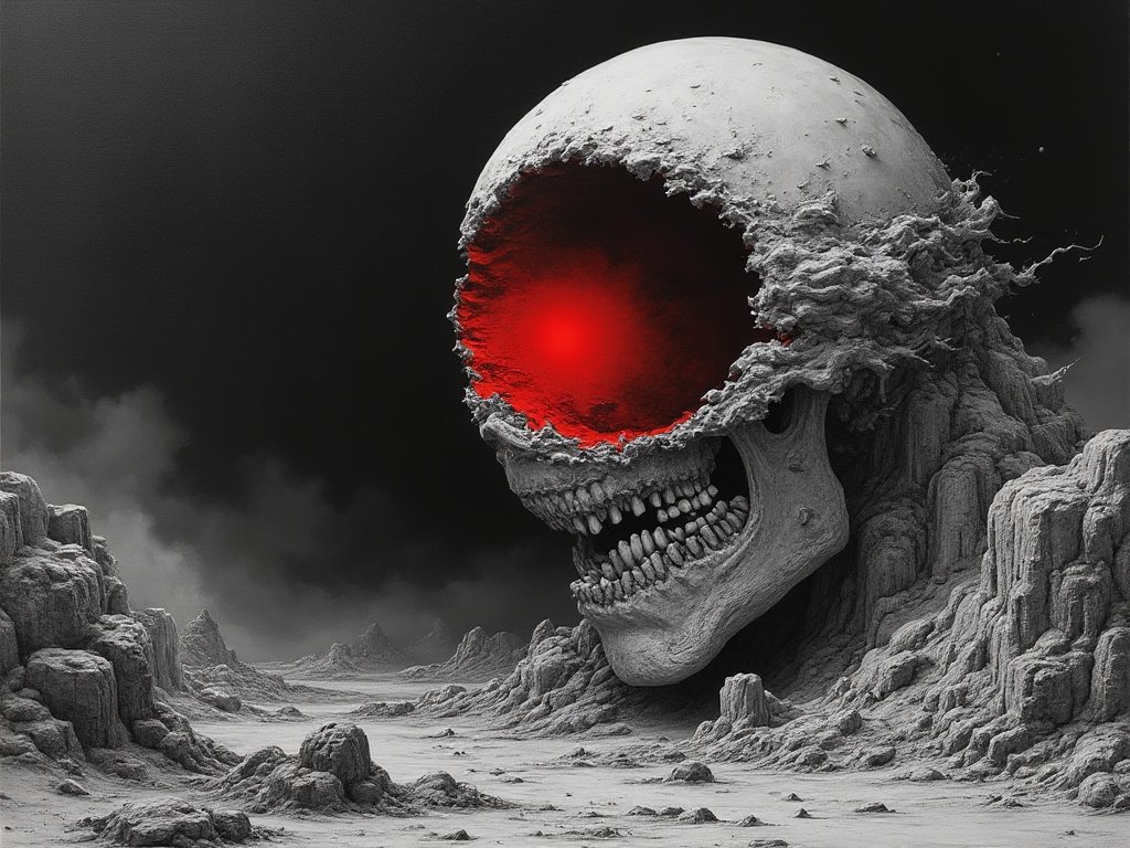 MikeRandomArt's tweet photo. ▫️a path to the underworld▫️
🔹⚫⚪🔴🔹
#AIart #redblackwhite #redwithbandw https://t.co/s3fDVZqOQW