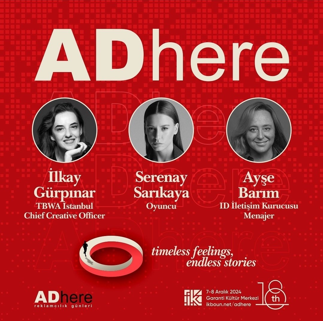 SerenaysLatam's tweet photo. 🆕️🚀 Serenay Sarikaya se presentará mañana en el evento #ADhere de publicidad y las artes en el centro cultural de la Universidad Boğaziçi donde compartirá sus perspectiva sobre la industria y el arte ✨️👏
12:15hrs. de 🇹🇷 / 6hrs. de 🇨🇱🇦🇷🇧🇷
#SerenaySarikaya #Artes https://t.co/M9t1ZT8Qmp