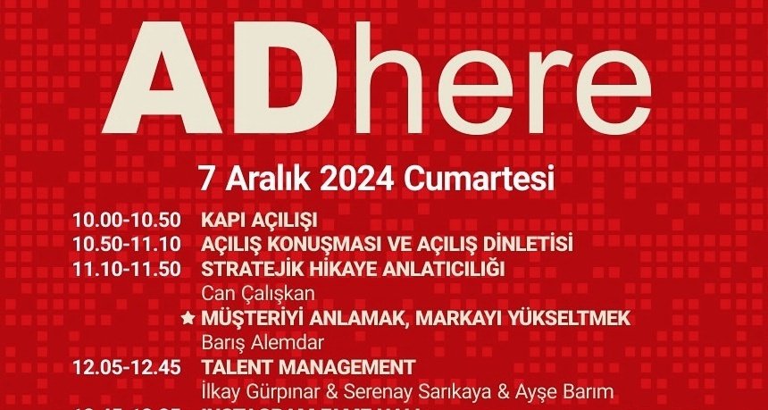 SerenaysLatam's tweet photo. 🆕️🚀 Serenay Sarikaya se presentará mañana en el evento #ADhere de publicidad y las artes en el centro cultural de la Universidad Boğaziçi donde compartirá sus perspectiva sobre la industria y el arte ✨️👏
12:15hrs. de 🇹🇷 / 6hrs. de 🇨🇱🇦🇷🇧🇷
#SerenaySarikaya #Artes https://t.co/M9t1ZT8Qmp