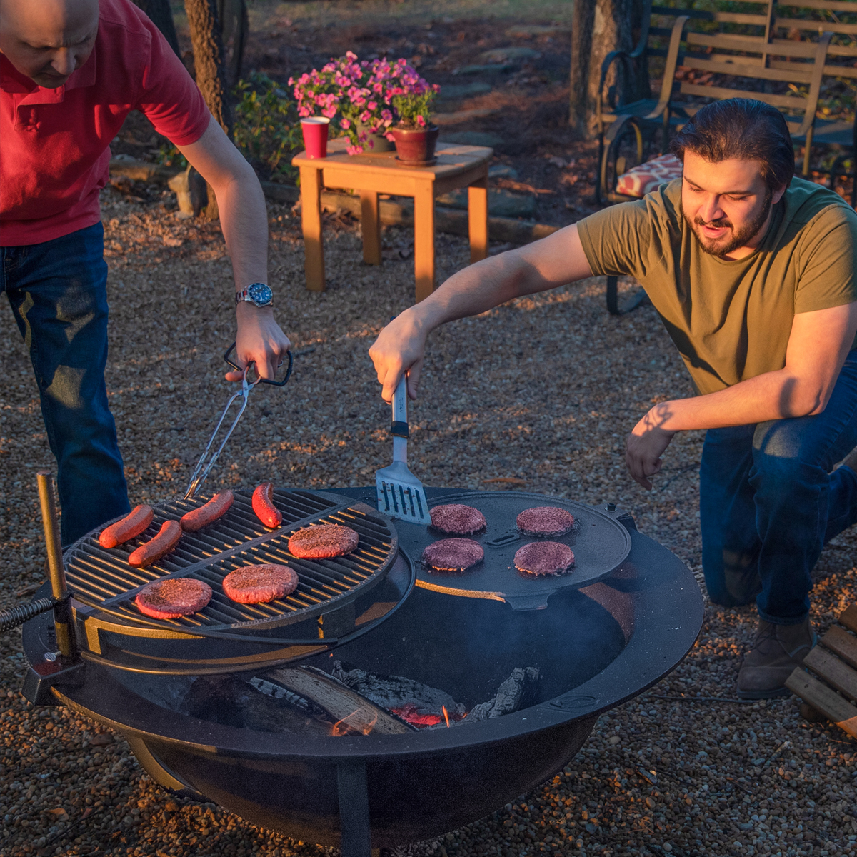GoldensCastIron's tweet photo. Imagine the possibilities with your #firepit cooking system! Create your own special #recipes and enjoy the goodness! 🔥😎

https://t.co/juiS2fxu0Y
https://t.co/PY1bn6cMMb

#firepitgrill #firepitgrilling #firepitcooking #grilling #grill #cooking #goldenscastiron #madeinusa https://t.co/St2VPyg5wD