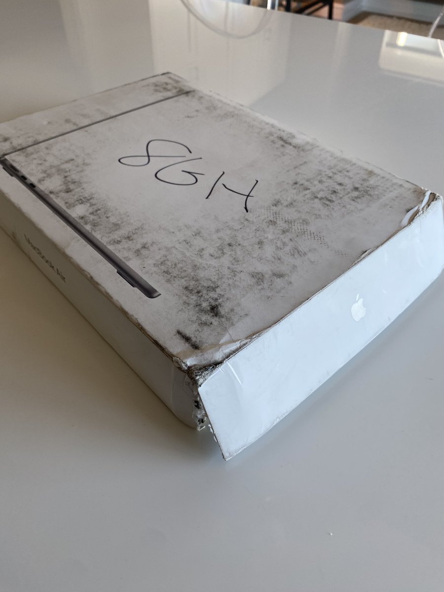 Dear <a href="/Apple/">Apple</a> you may want to tell <a href="/BestBuy/">Best Buy</a> to put your MacBooks in a shipping box rather than slapping a label on your MacBook box. I bought this as a gift and look how it just arrived. What a shame <a href="/BestBuy/">Best Buy</a>