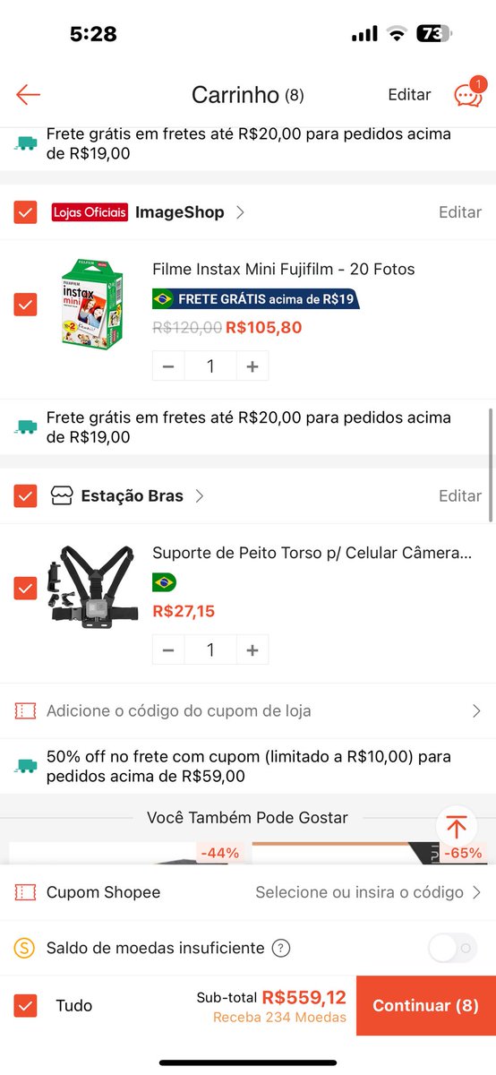 Meu carrinho é quase todo basicamente pros gatos 🥹😹 #BrinoNaShopee