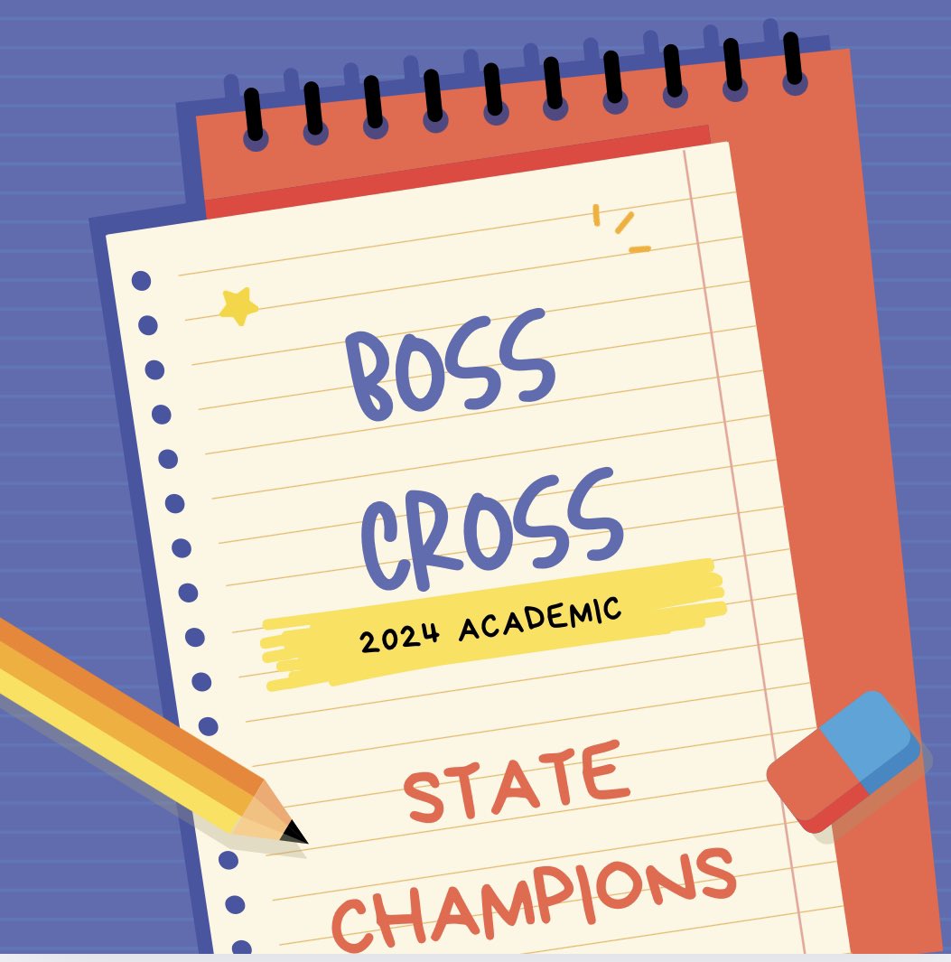 Academic State Champions for the Gentlemen, SCHOLARS, and Athletes! #bosscross