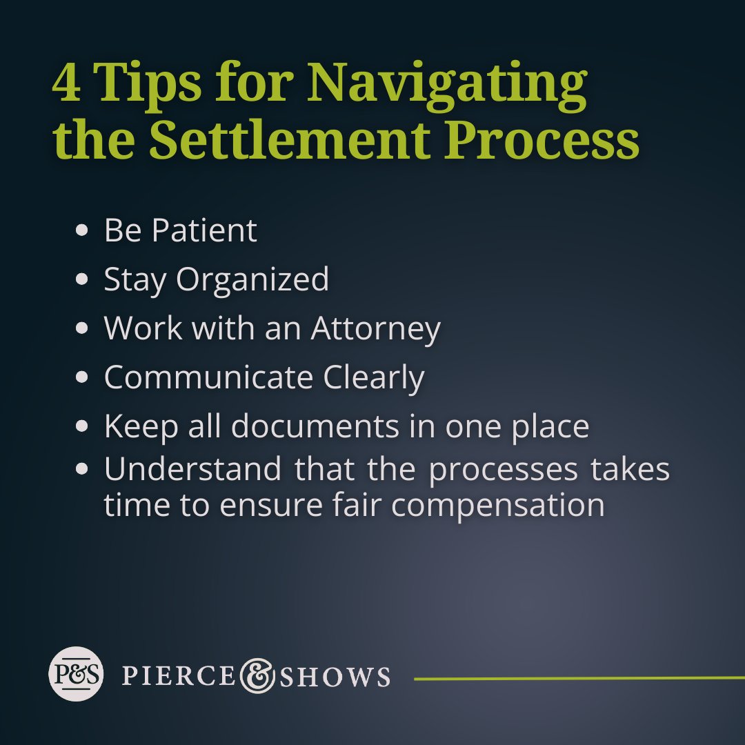 pierceandshows's tweet photo. Smooth the settlement process with these tips. Pierce &amp; Shows offers compassionate support to help you navigate every step and secure the justice you deserve.

#BatonRougeLawyer #BatonRouge #Louisiana #PersonalInjury #LouisianaLawyer #PersonalInjuryLawyer https://t.co/Bra60PWqFW