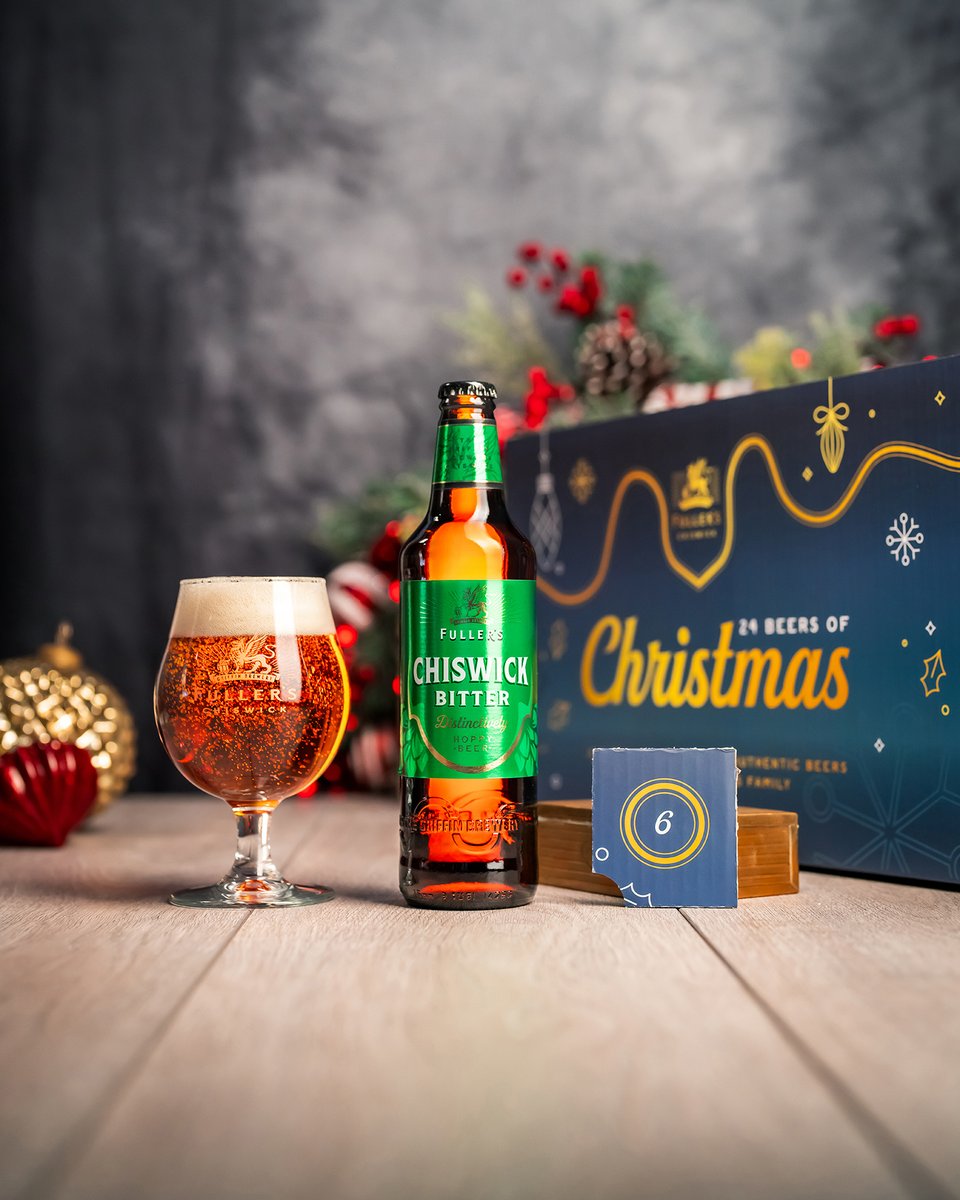 The return of our iconic CHISWICK BITTER! 💚 🍻

Brewed in London's oldest traditional brewery situated in Chiswick, the distinctive hop flavour in the ale is derived from Goldings, Northdown, Challenger and Target hops. Enjoy! 🍻

#FullersAdvent #DrinkResponsibly