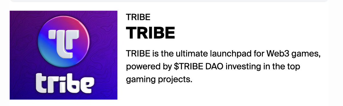 TRIBE | DAO tweet media