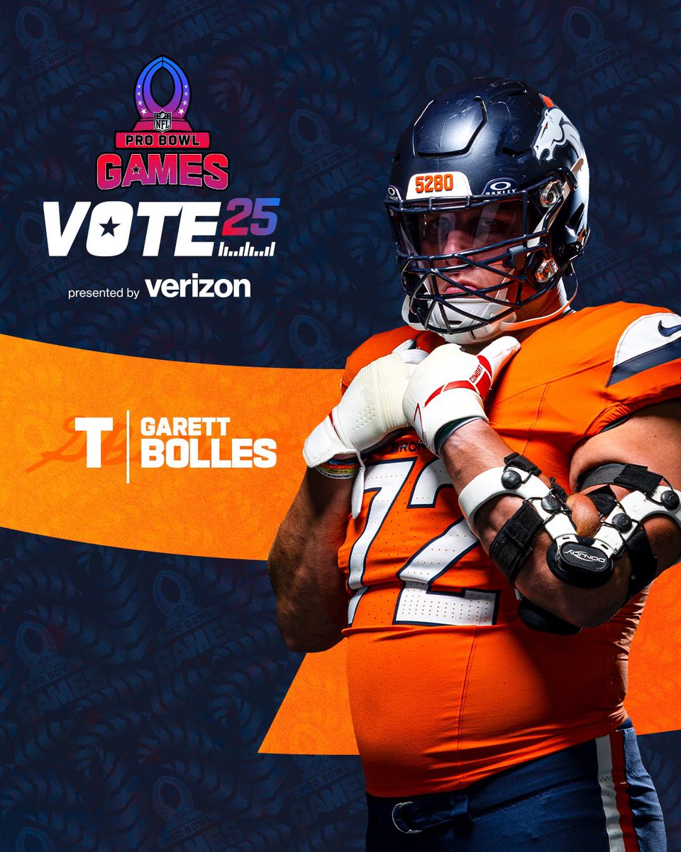 gbolles72's tweet photo. #ProBowlVote @gbolles72 
#ProBowlVote Garett Bolles 

#BroncosCountry let’s go!!! https://t.co/ptuZpctOvE