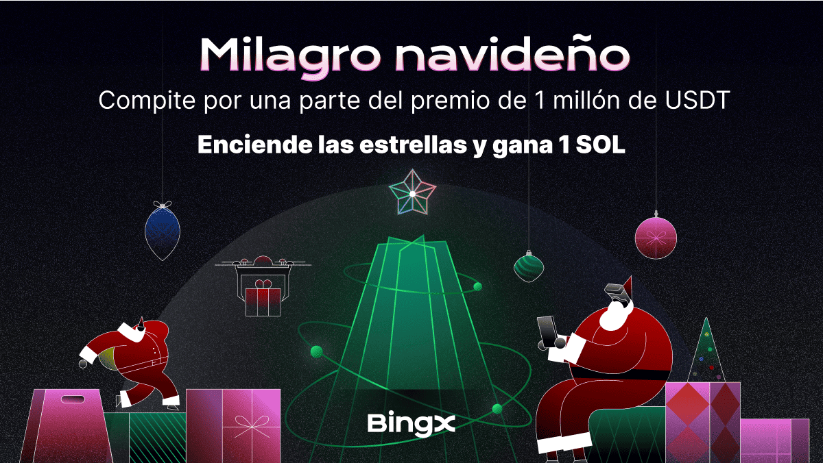 BingXLatino's tweet photo. 🎅 ¡Vive la magia de la Navidad con #BingX!

🎄 Enciende las 30 estrellas del árbol para ganar 1 $SOL.

👉 https://t.co/qKwPzH9IPi https://t.co/V14bSMPRxN