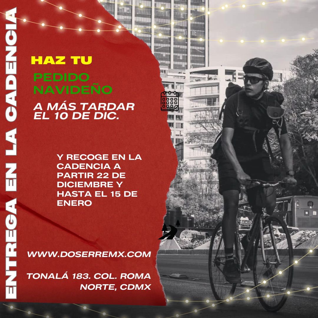 DOS ERRE MX (@doserremx) on Twitter photo Banda de CDMX! Hagan su pedido a más tardar el 10 y pasen por el ( y a desayunar súper rico) a <a href="/LaCadenciaL/">La Cadencia</a> a partir del 22 de diciembre y hasta el 15 de enero!
Haz tu pedido por redes o en doserremx.com :) Banda de CDMX! Hagan su pedido a más tardar el 10 y pasen por el ( y a desayunar súper rico) a <a href="/LaCadenciaL/">La Cadencia</a> a partir del 22 de diciembre y hasta el 15 de enero!
Haz tu pedido por redes o en doserremx.com :)