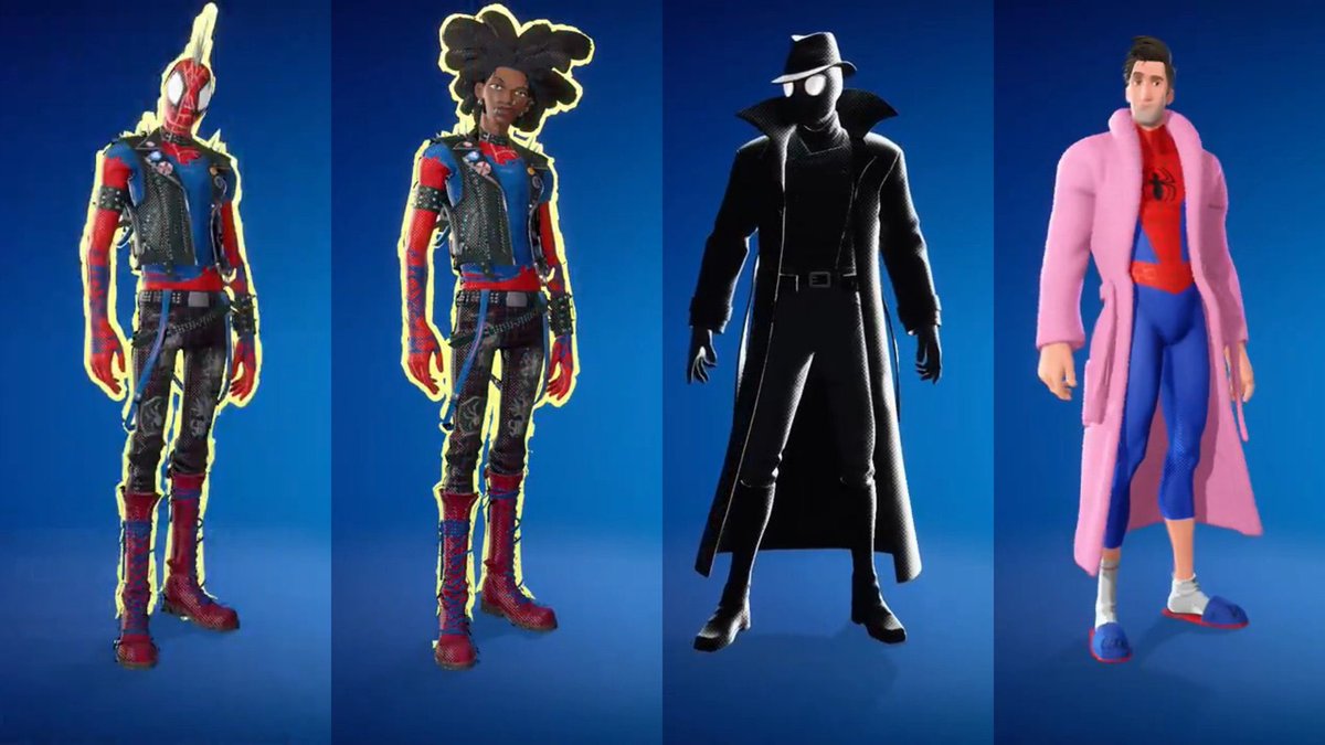 mocsalman's tweet image. Sorteo - una skin del Spiderverso el ganador elige la skin que quiera

El sorteo termina el 8 de diciembre 

 Requisitos:
• Seguir a: @mocsalman
• Dar Me Gusta y RT
• Comenta Participo
Mucha suerte 

🎁 1 ganador

#Fortnite #SPIDERMAN #SpiderVerse #SpiderPunk