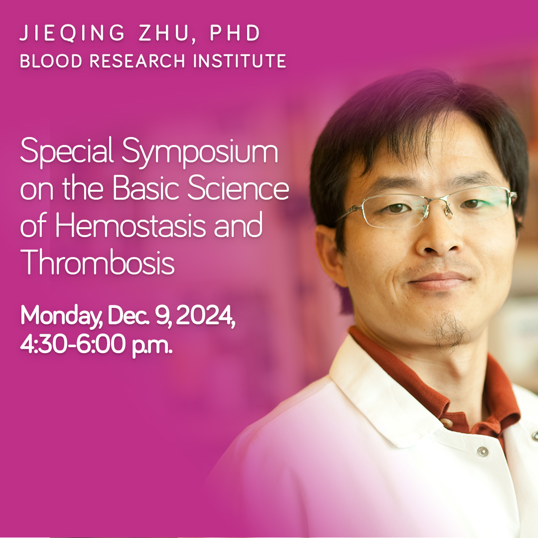 VersitiResearch's tweet image. 🌟 Don’t miss Jieqing Zhu, PhD at @ASH_hematology! He’ll present a special symposium on Platelet Integrin Structure, Function, and Role in Disease, covering topics like autoimmune disorders, thrombocytopenia, and thrombotic disorders. bit.ly/4fisJtL #ASH2024