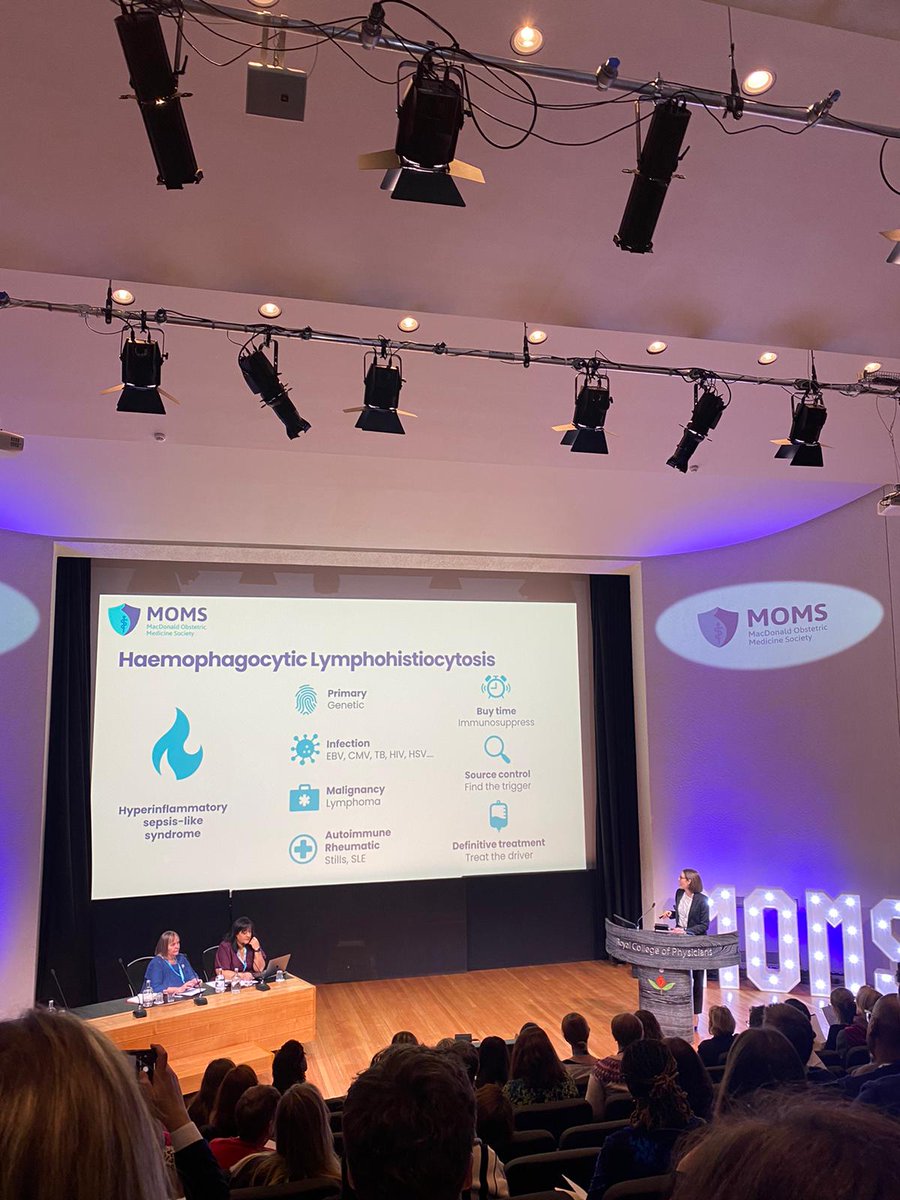 Bethan Goulden (@bethangoulden) on Twitter photo Great to share learning from a case series of HLH in pregnancy & the postpartum from the national HLH MDT <a href="/M0MSuk/">MacDonald Obstetric Medicine Society (MOMS)</a>
Please consider HLH in your critically unwell febrile women, use the 3Fs to screen (fever, falling counts, raised ferritin) and investigate further!
#MOMSLondon2024 Great to share learning from a case series of HLH in pregnancy & the postpartum from the national HLH MDT <a href="/M0MSuk/">MacDonald Obstetric Medicine Society (MOMS)</a>
Please consider HLH in your critically unwell febrile women, use the 3Fs to screen (fever, falling counts, raised ferritin) and investigate further!
#MOMSLondon2024