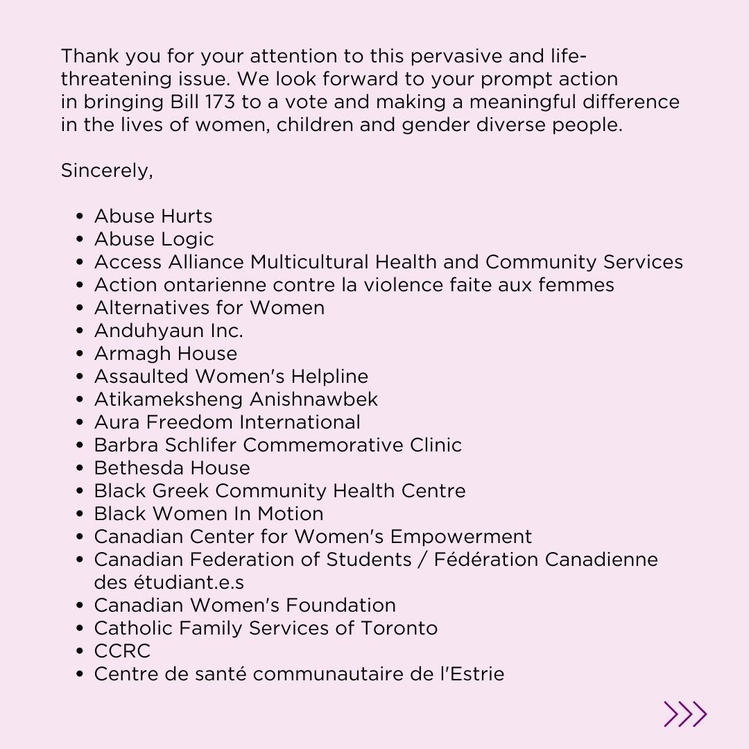 ArmaghHouse's tweet photo. 📢 150 organizations are uniting to demand action! We're calling on the Ontario Legislature to prioritize and pass #Bill173 : #TheIntimatePartnerViolenceEpidemicAct
This critical legislation is a vital step toward addressing the growing crisis of #IPV
#EndIPV https://t.co/iDUBzxRlif