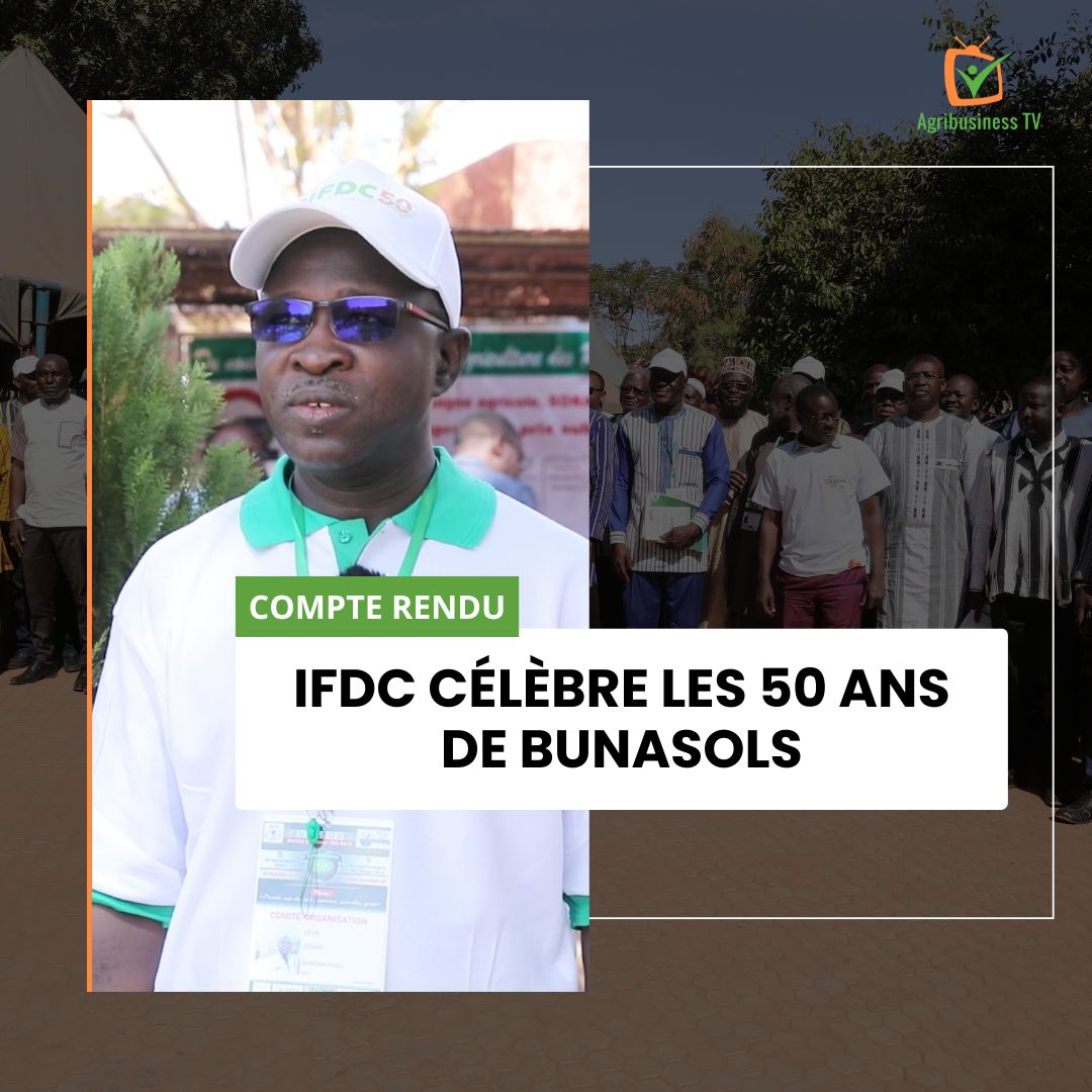 AgribusinessTV's tweet image. À l'occasion de la célébration des 50 ans du #BUNASOLS, le jeudi 5 décembre 2024, l'#IFDC a présenté les résultats des recherches liées à son programme Soil Values et à son projet EnGRAIS. 🌱

➡️ youtu.be/EyCSGWZilgc 

#AgribusinessTV #BurkinaFaso