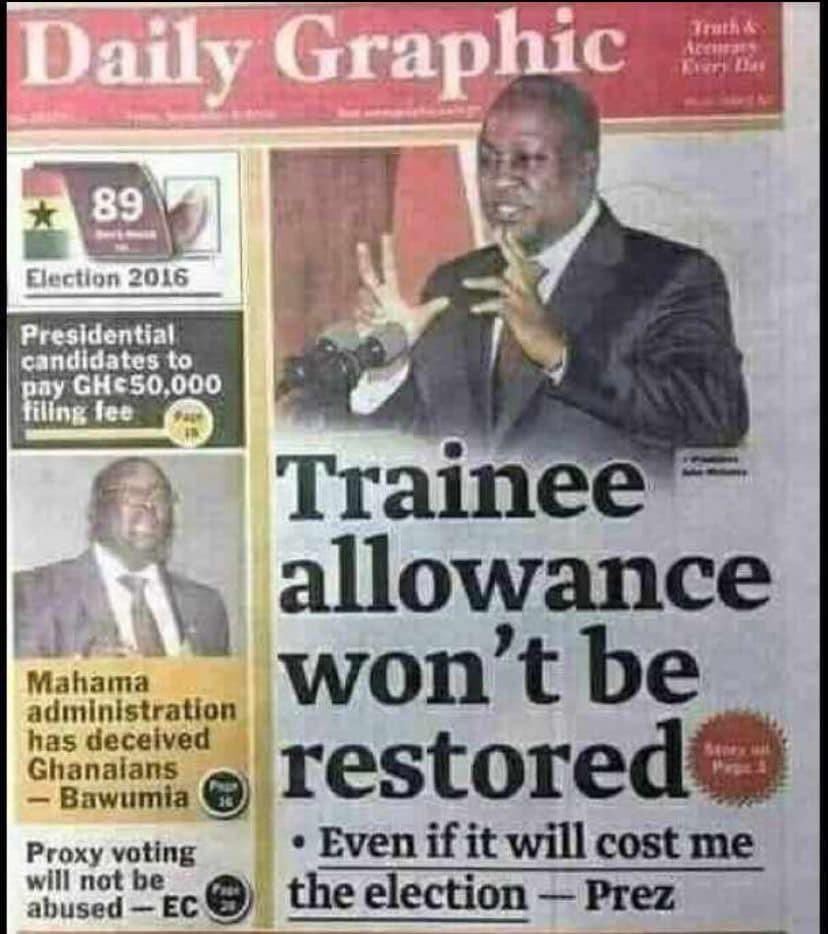 Antwii98's tweet photo. This was the administration of #IncompetentMahama and Ghanaians must not forget easily otherwise he will take us for fool. https://t.co/RlkY94go7x