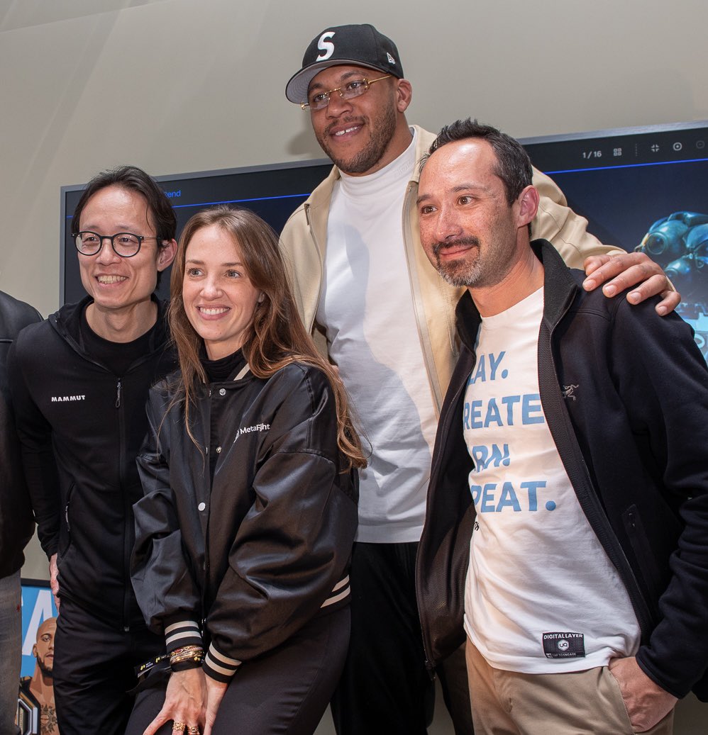 Big week for this team 🫣

<a href="/ciryl_gane/">Ciryl Gane</a> <a href="/ysiu/">Yat Siu</a> <a href="/borgetsebastien/">Sebastien 🏞</a> 

<a href="/animocabrands/">Animoca Brands</a> <a href="/pudgypenguins/">Pudgy Penguins</a> <a href="/MagicEden/">Magic Eden 🪄</a> 
<a href="/TheSandboxGame/">The Sandbox</a> $SAND
#ufc310 

<a href="/MetaFightOff/">MetaFight</a> $MFT