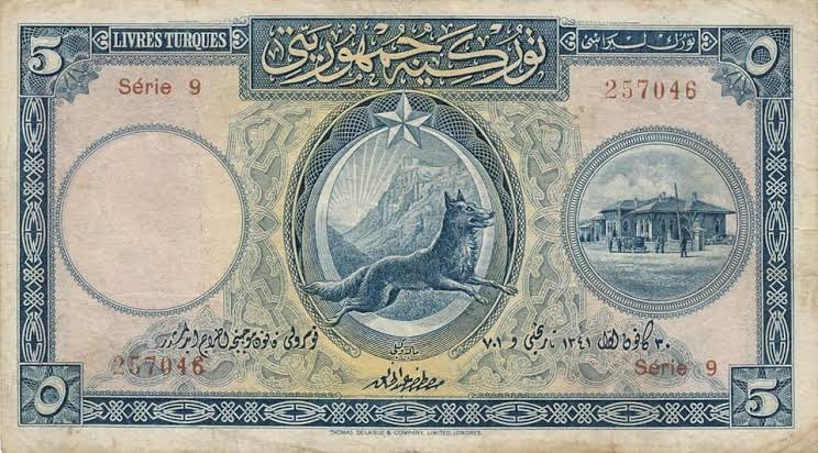 Yıl,1927..!
Atatürk’ün bastırdığı 5 Türk Lirası.