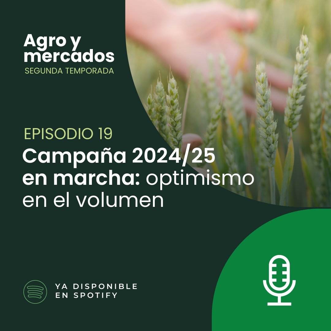 grassi_sa's tweet photo. 🎙️AGRO Y MERCADOS

T 2 EP 19 | Campaña 2024/25 en marcha: optimismo en el volumen

@MCeciliaConde nos ofrece un detallado recorrido del escenario productivo a nivel nacional y regional. 

Escuchalo acá https://t.co/2NuLpMP45w

@Ariel_Tejera y @Juan_Uberti https://t.co/0G5iIIymvy