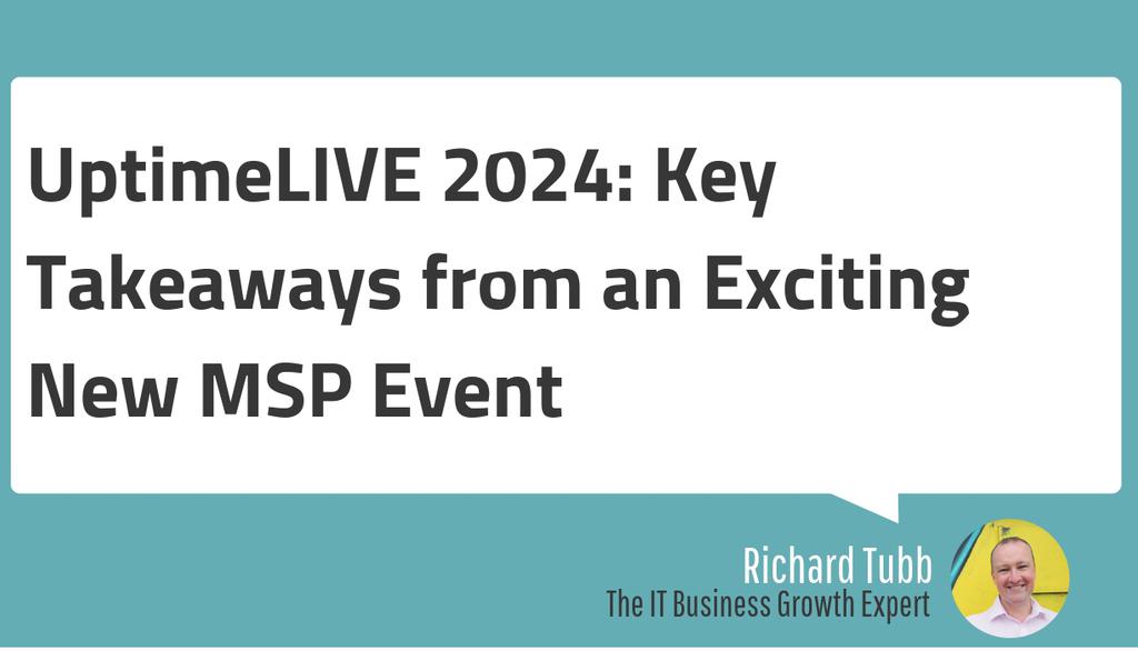 tubblog's tweet image. This allows him to explain honestly the cons as well as the pros for today’s MSPs.

Read more 👉 tubblog.co.uk/events/uptimel…

#ManagedServices #UptimeLive #Highlights