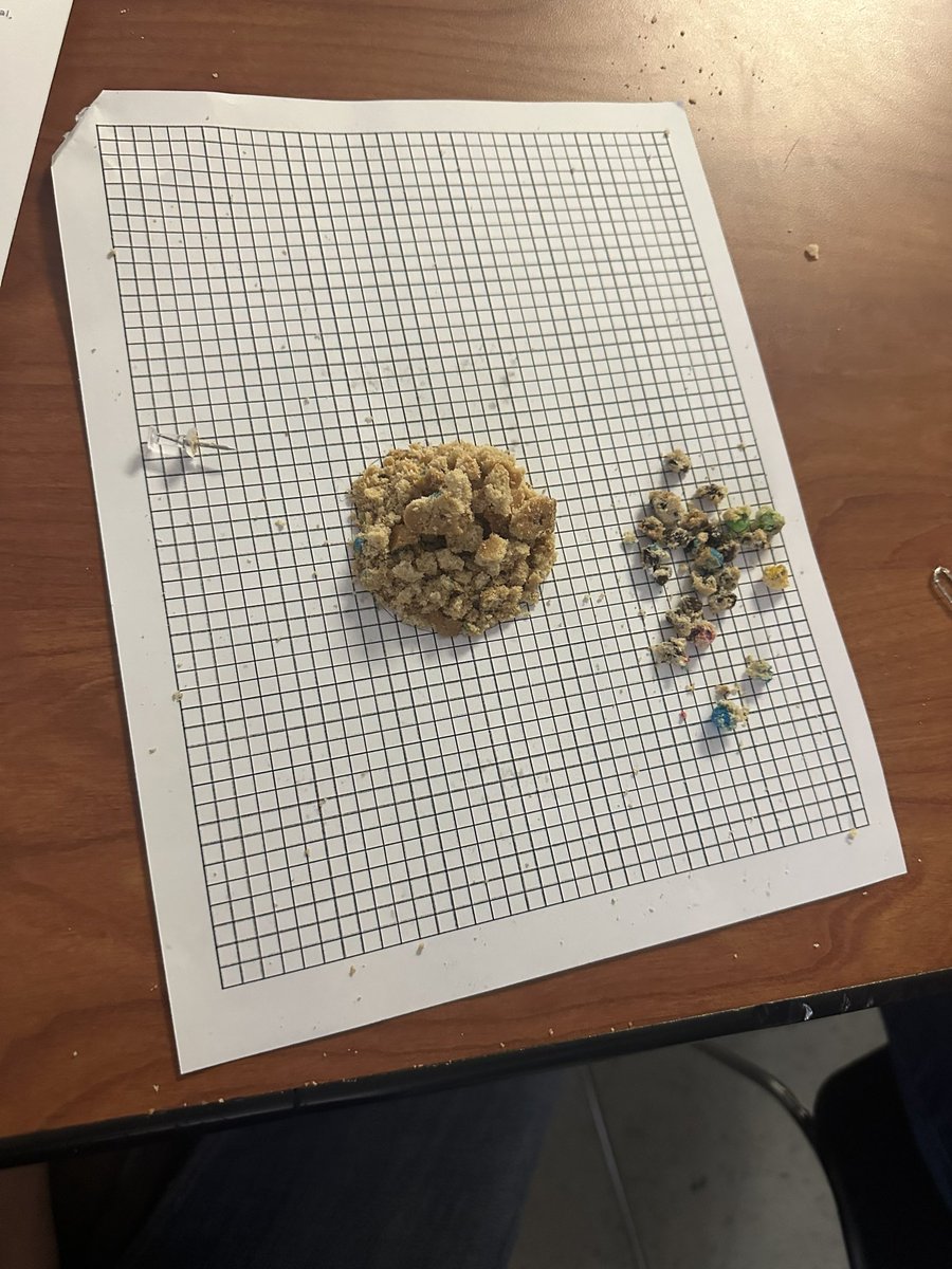 AP Environmental Science spent time mining cookies today! <a href="/RHHSHawks/">Rockwall-Heath HS</a>
