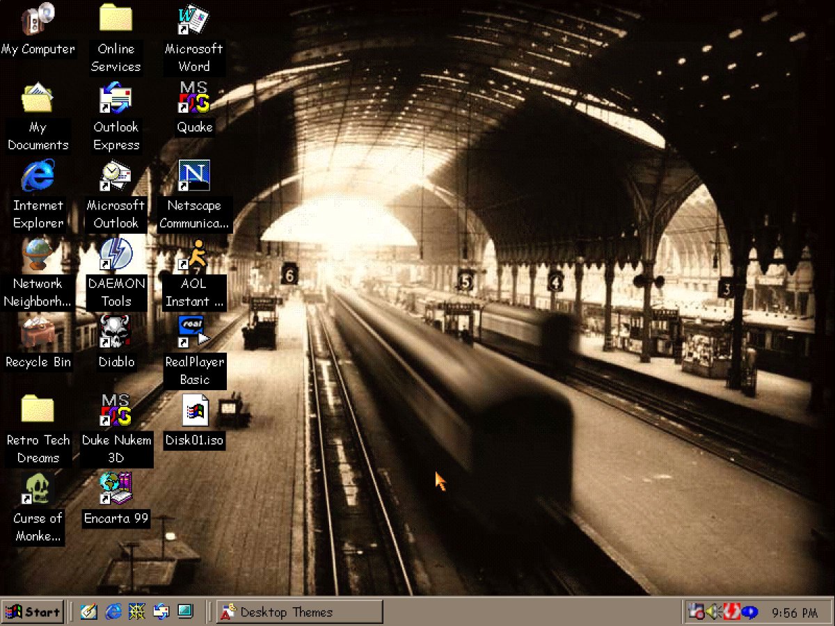 basaranANIL's tweet photo. Windows 98 retro tema. Dün gibi hatırlıyorum ilk gördüğümde hayran kalmıştım. Saatlerce temanın tüm renklerini kurcalamıştım. Win95'te tema renkleri var mıydı hatırlamıyorum. Win98'te  tema renklerinin değiştini görmek muazzam bir değişim gibi gelmişti. https://t.co/r0AOMGwD9T